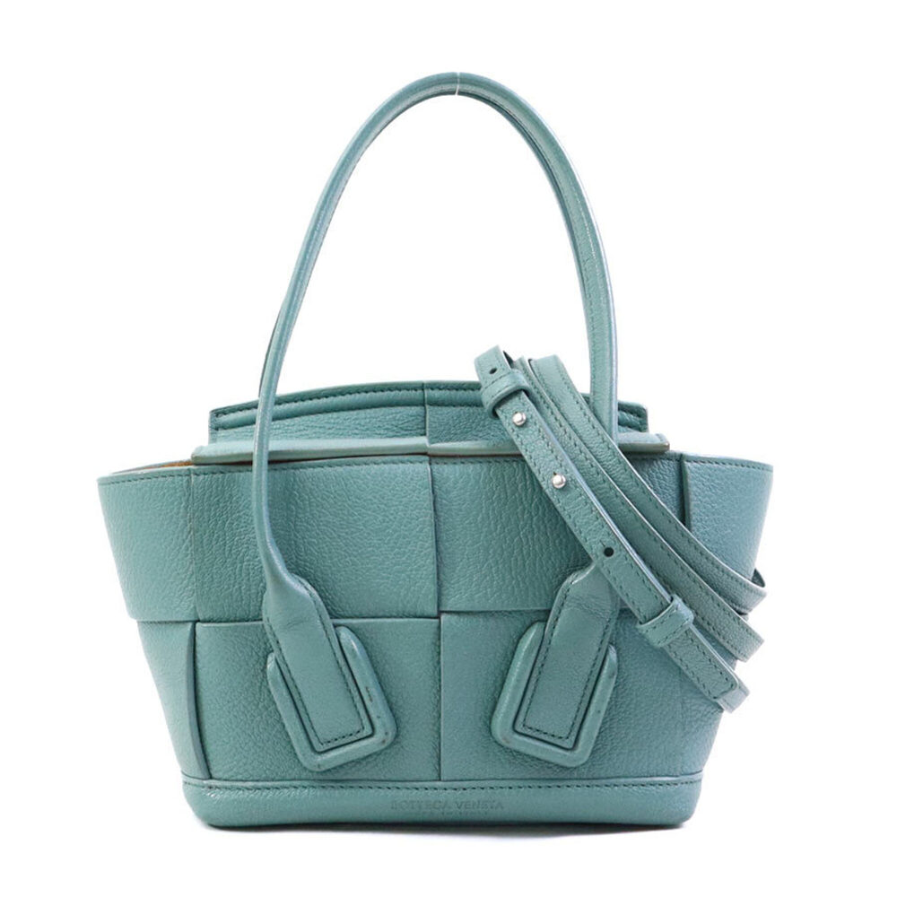 Bottega Veneta handbag/shoulder bag, Maxi Intrecciato Mini The Arco leather s...
